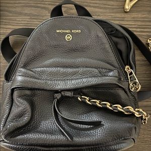 Michael Kors pebble leather backpack